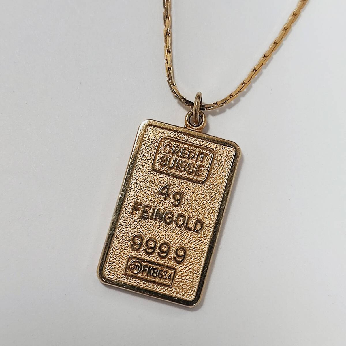 中古】CREDIT SUISSE ペンダントトップ FEINGOLD 999.9の落札情報詳細