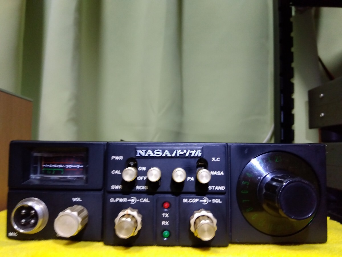 中古】CB無線機27MHz NASA72GX ハリケーン NASA ☆ NASA・Q装着☆ 完動