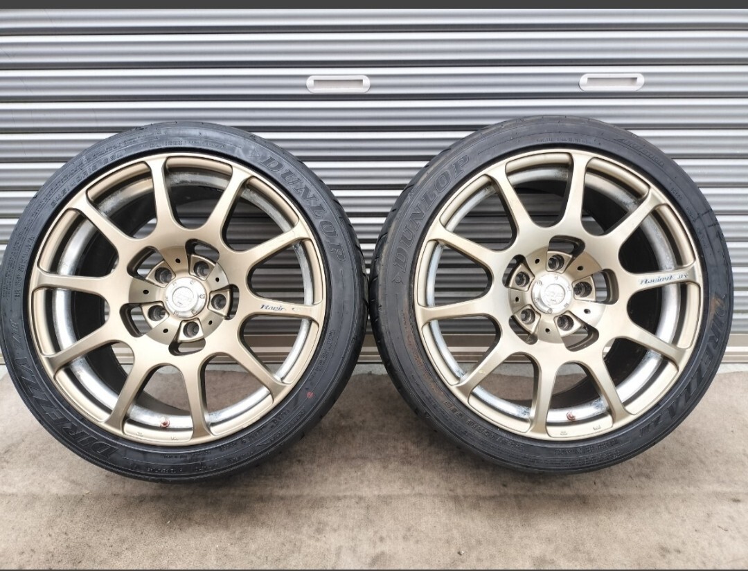レーシングハート CP-035R 18 8j +42 PCD 114.3 2本セット タケチ