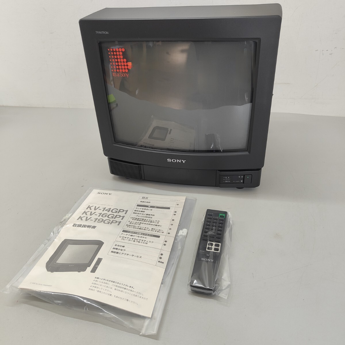 中古】SONY ソニー トリニトロン KV-14AF1 リモコン付き動作品の落札