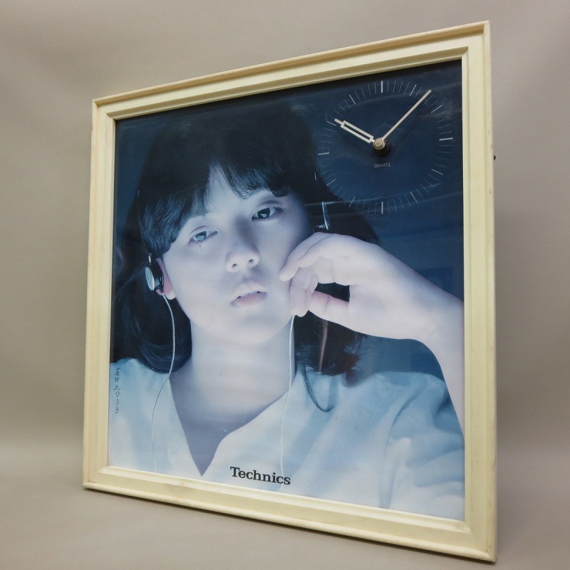 □薬師丸ひろ子 Technics テクニクス 宣伝用lポスター B1判 昭和 当時