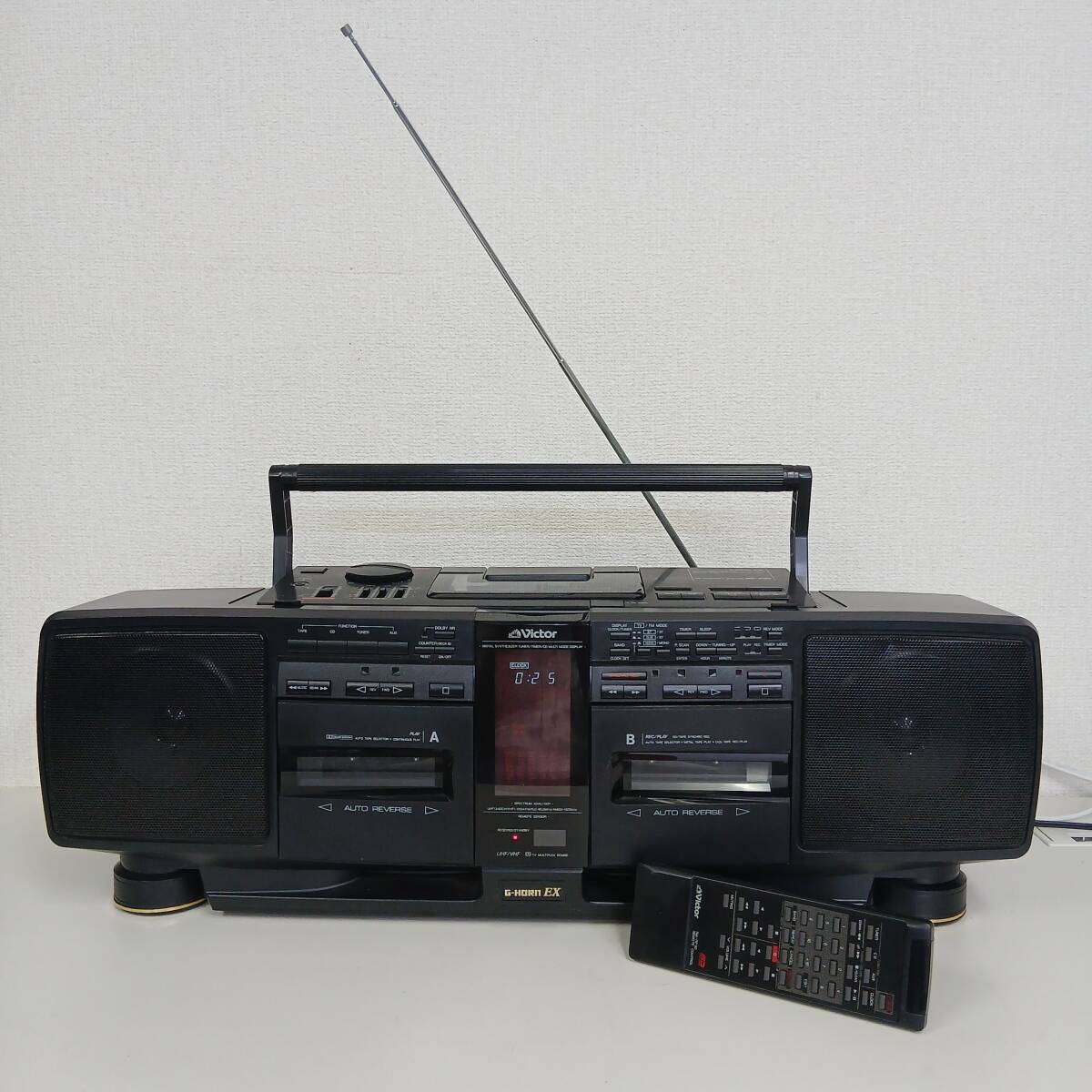 中古】☆Victor ビクター CD PORTABLE SYSTEM CDラジカセ RC-X750取説