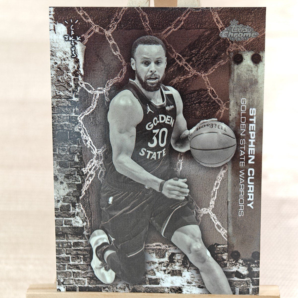 新品】ステフィン・カリー 直筆サインフォト/写真 NBA ウォリアーズの