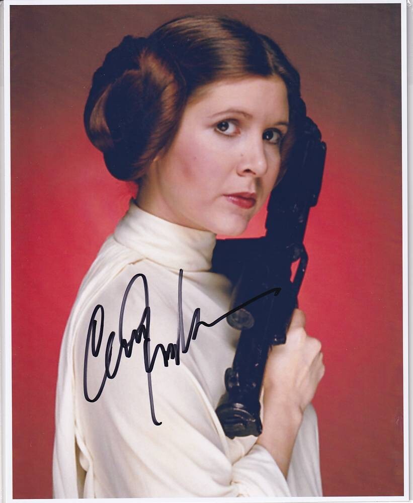 新品】□キャリー・フィッシャー☆スターウォーズ☆レイア姫☆大判☆9