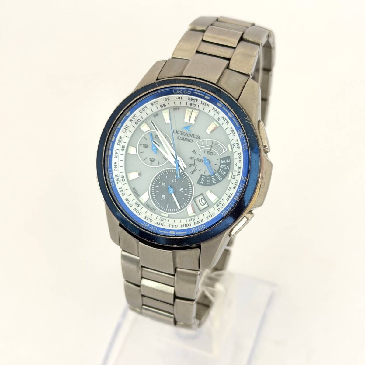 美品 オシアナス マンタ 白蝶貝文字盤 OCW-S2000P OCEANUS CASIOの落札