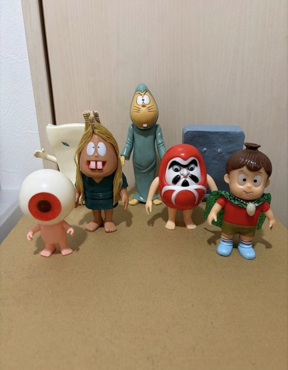 昭和レトロ ソフビ ゲゲゲの鬼太郎 こなきじじい BANDAI バンダイ 1985