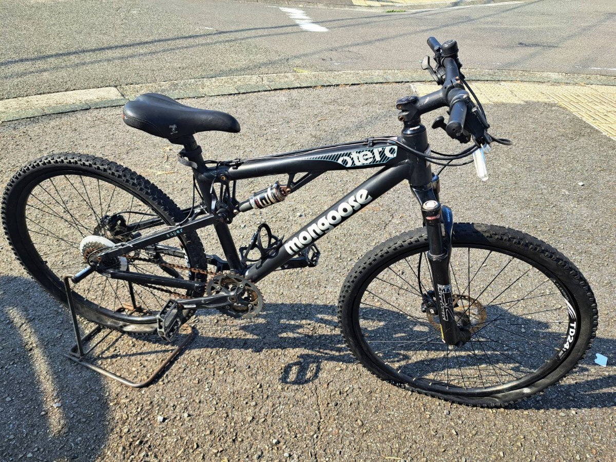 良品！MONGOOSE OTERO comp 26型 アルミ24速 460mm Wサス付きディスク