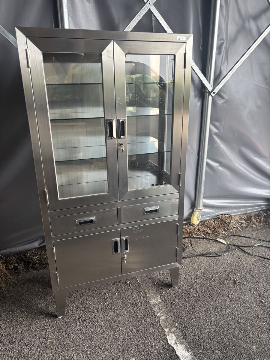 中古】インダストリアル ステンレスドクターキャビネット/ケビント