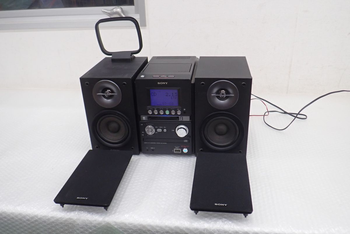 新品】□未使用保管品ソニー SONY MD搭載オールインワンコンポ CMT