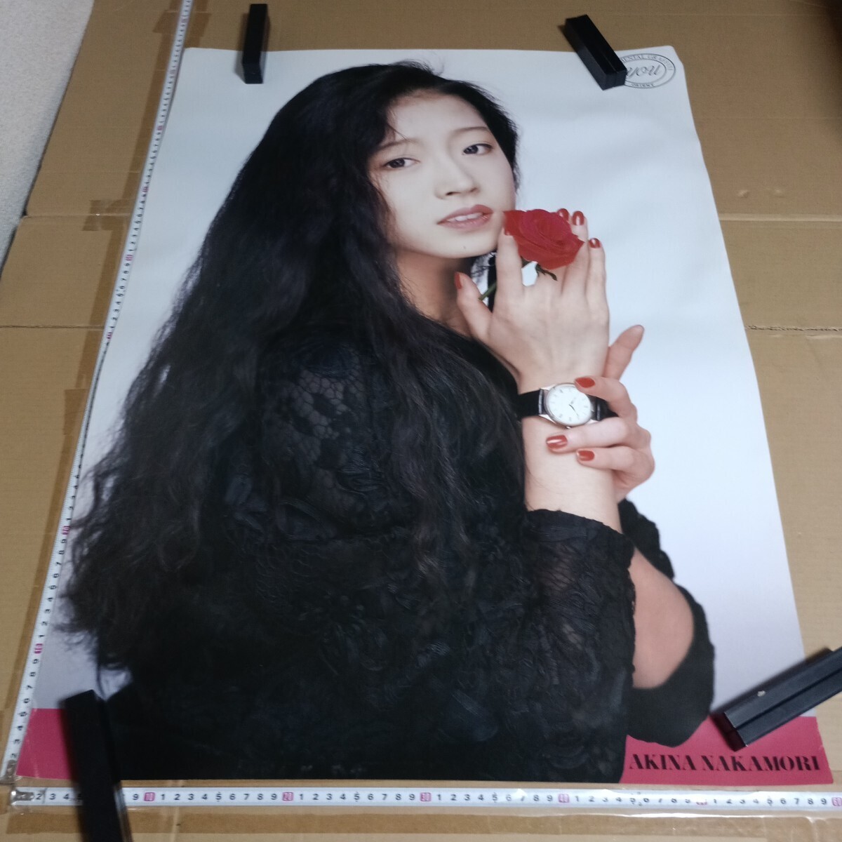 新品】中森明菜ポスター「オリエント時計 you」 A1サイズ 未使用品の