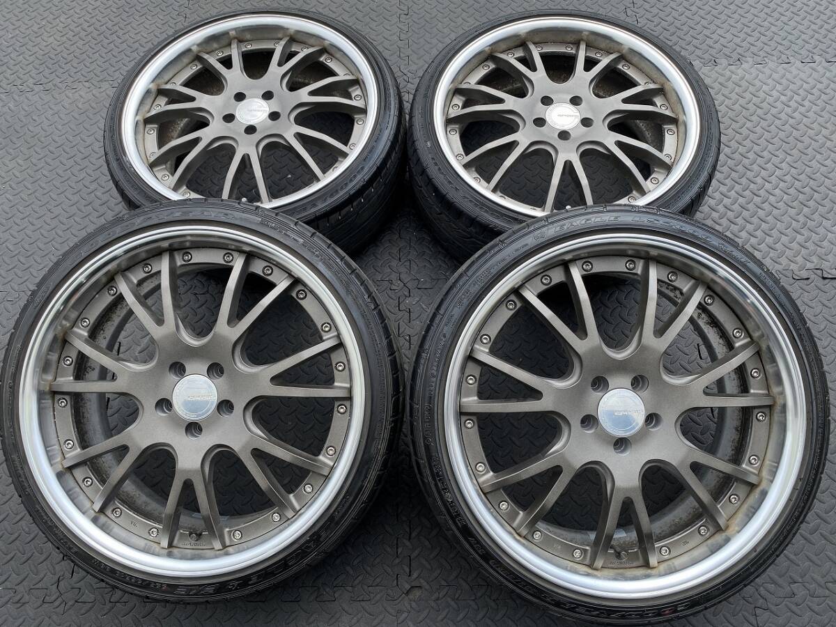 深リム WORKシュバートSC4 PCD100 希少生産終了 国産高級 プリウス 20
