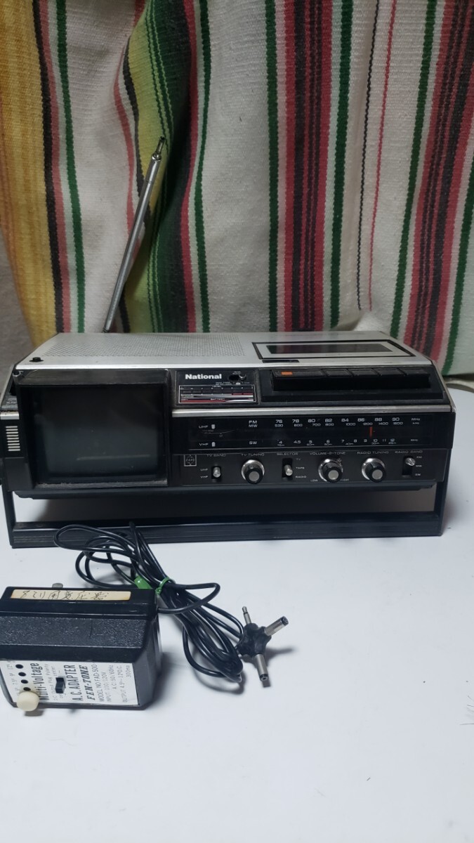 National ナショナル TR-512F テレビ付 ラジカセ ラテカセ 1978年製