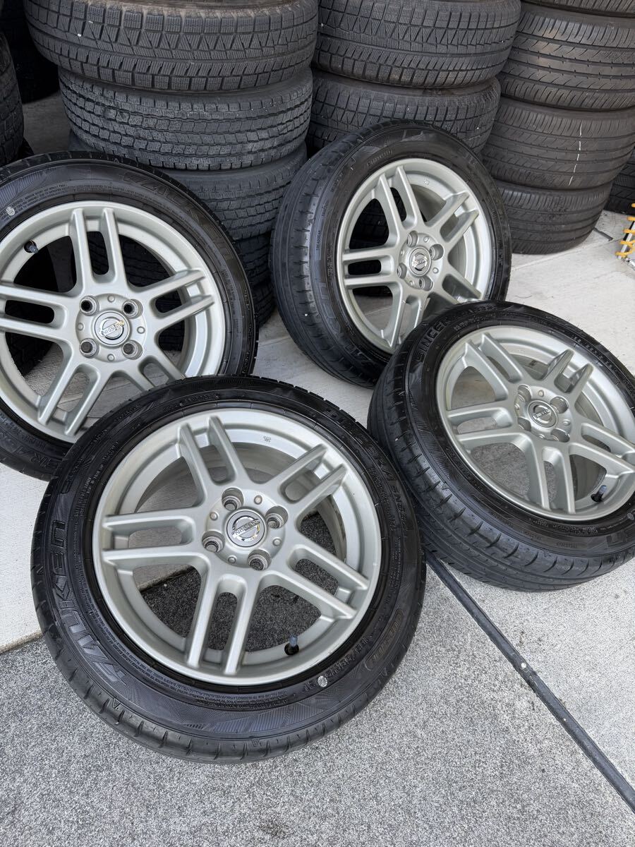 日産 マーチ(K12/K13) 純正アルミホイール 14x5.5J +45 14インチ 4本