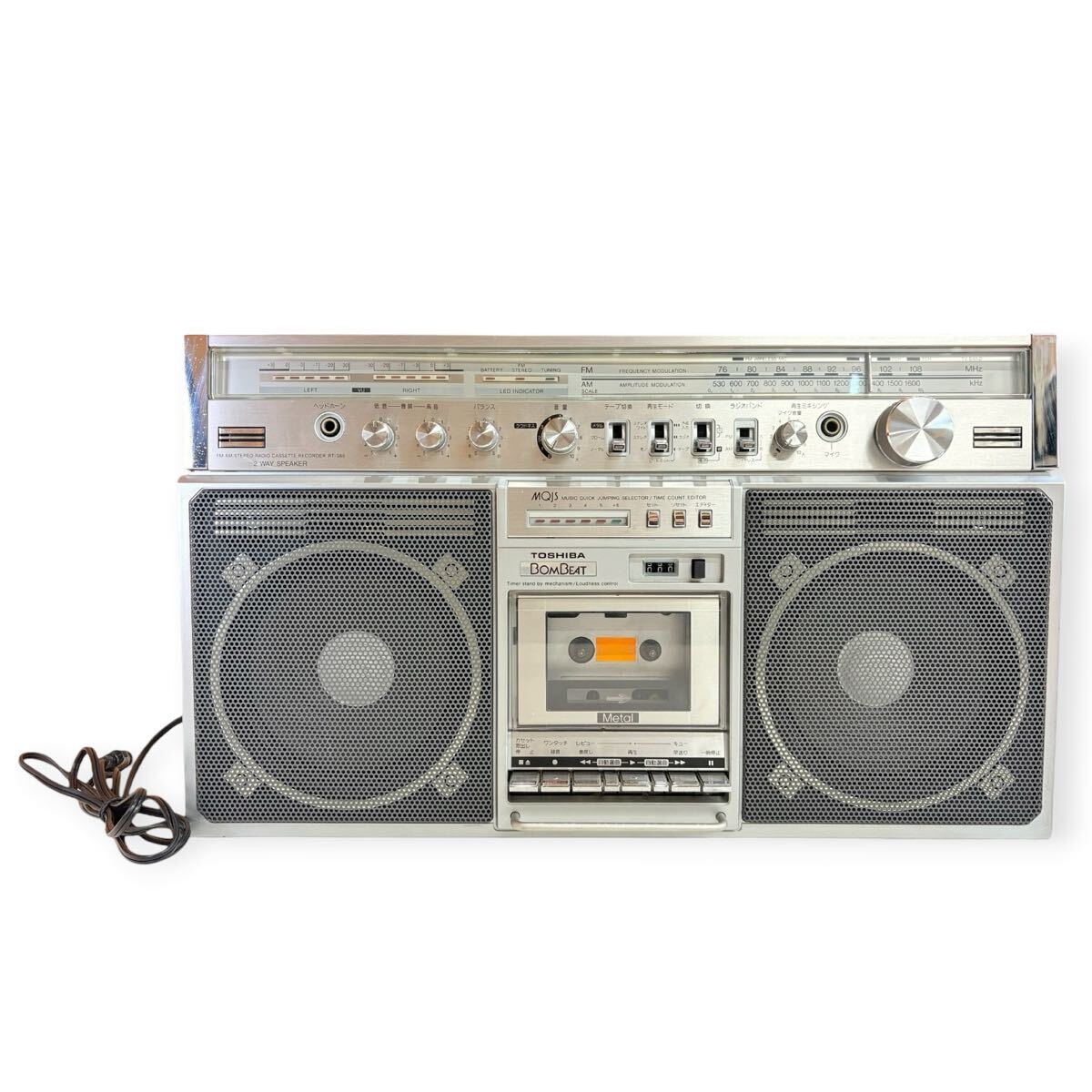 中古】東芝 TOSHIBA ステレオラジオカセットレコーダー ラジカセ ACTAS