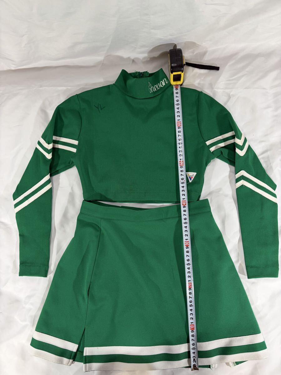 新品】チアユニフォーム□アンダースコート/校章エンブレム/白/Mの落札