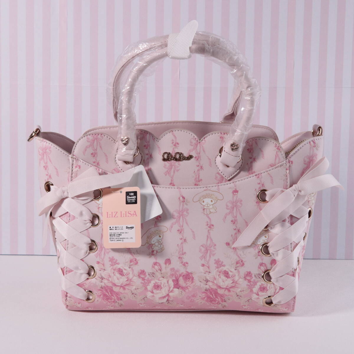 【新品未使用】LIZ LISA リズリサ クロミ コラボ シェルローズワンピース 未使用品 リズリサ LIZ LISA ワンピース マイメロディ＆クロミ☆シェル