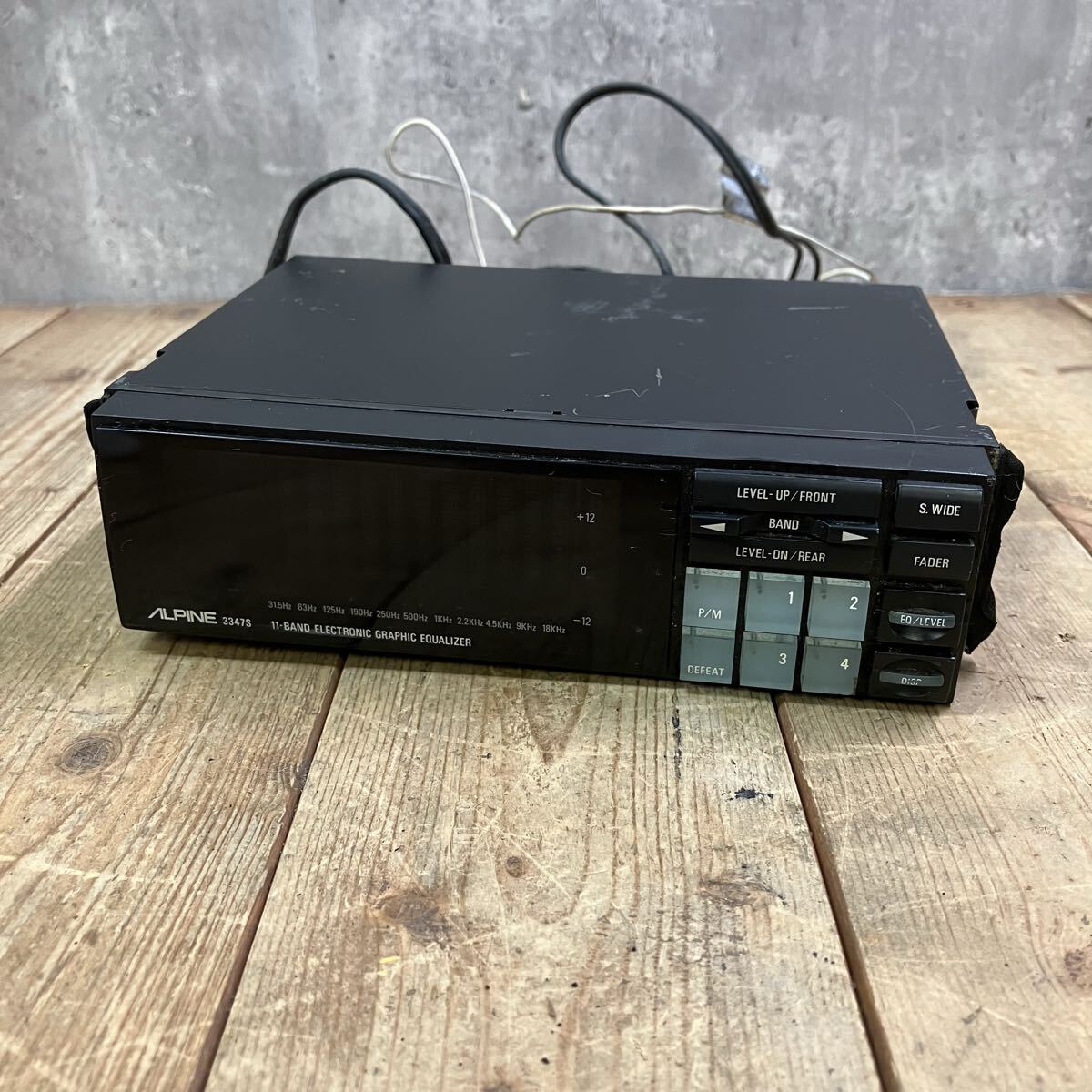 ALPINE アルパイン 3339 11バンド リモート グラフィックイコライザー