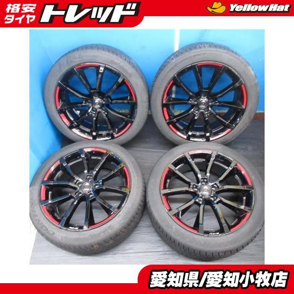 中古】1万～☆RAYS HFULLCROSS CROSS SLEEKERS T6レイズ フルクロス 18