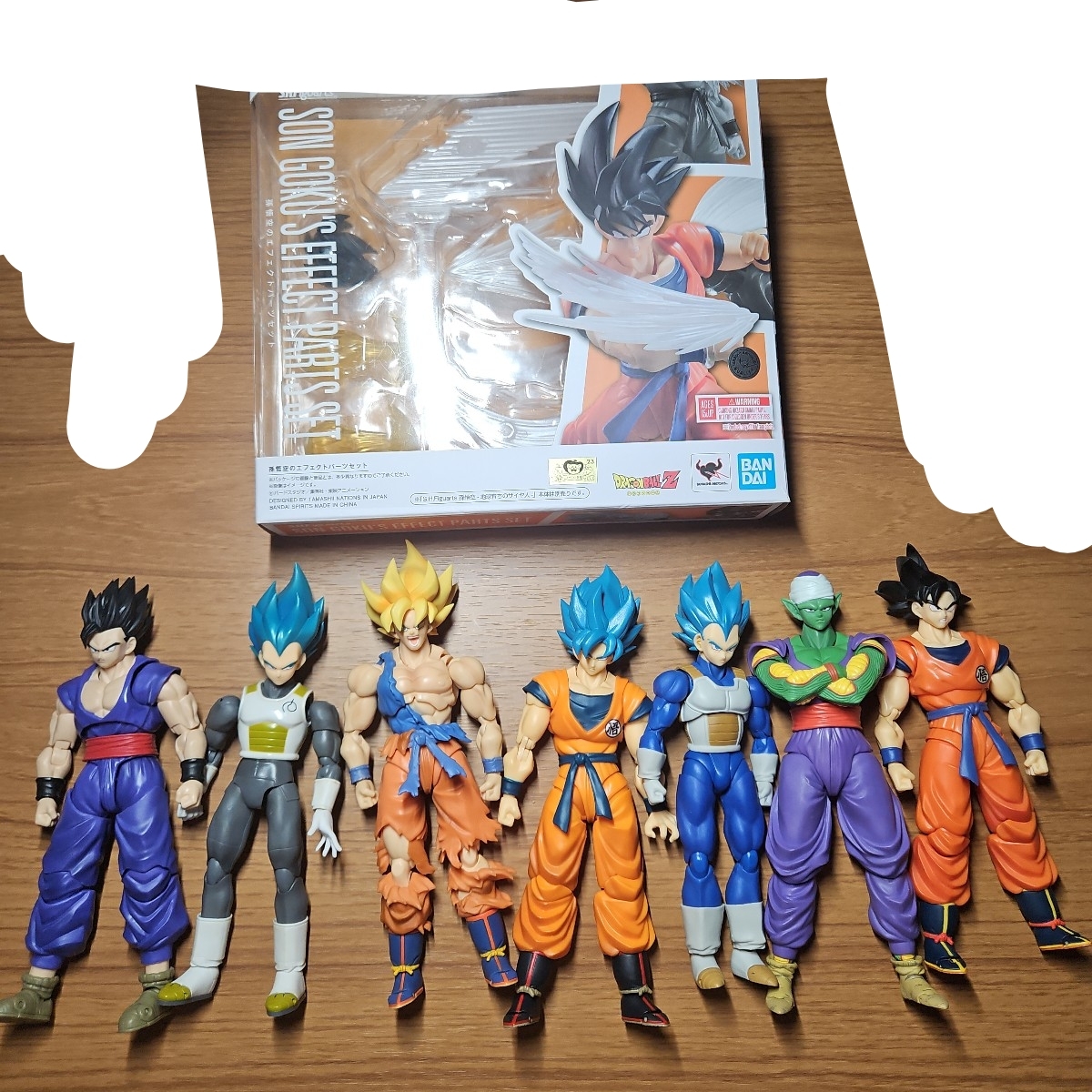 新品】聖闘士星矢 廬山昇龍覇 廬山百龍覇 ドラゴンエフェクトパーツX8