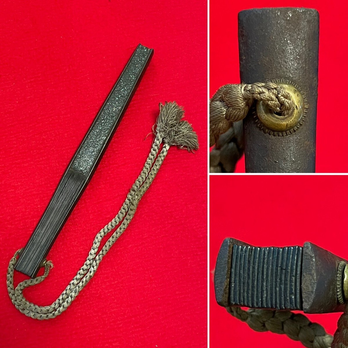 中古】韓国軍 陸軍 軍需司令官 中将贈呈 指揮棒 龍彫り入 91年の落札