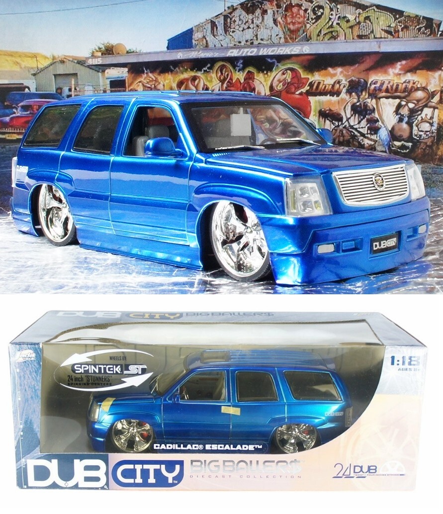 未使用に近い】Jada Toys/ジャダトイズ 〇 DUB CITY CADILLAC ESCALADE