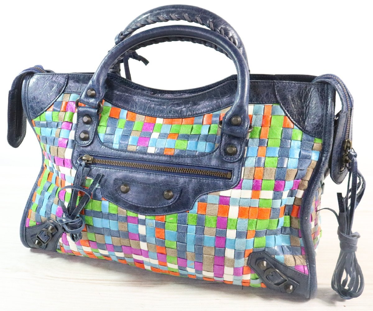 1円 □極美品□ COACH コーチ 55503 スワッガー 27 レザー ワッペン 