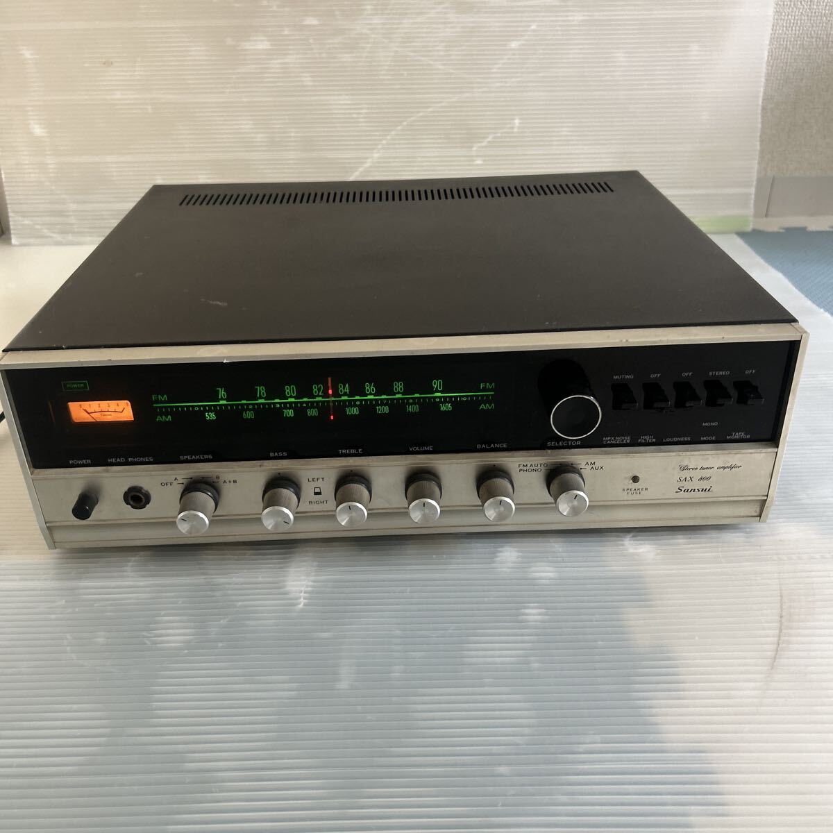□Sansui SM-33 真空管ステレオレシーバー ステレオアンプ サンスイ