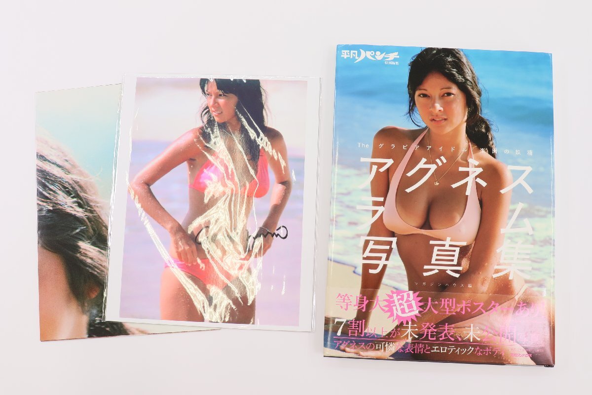 アグネスラム ポスターパネル レア品 昭和レトロなポスターパネル 木製