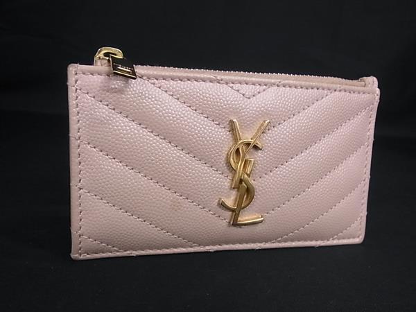 中古◇SAINT LAURENT PARIS サンローランパリ ラウンドジップ クロコ型