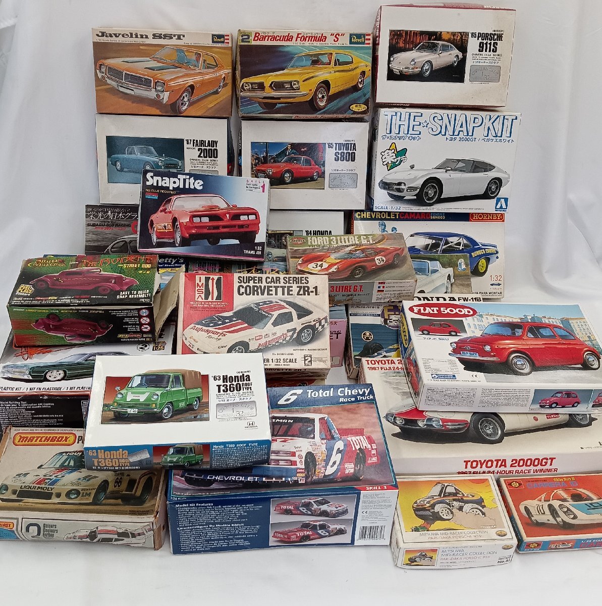 1/24プラモデル完成品 ジャンク品 レパード街道レーサー 改造車 旧車の