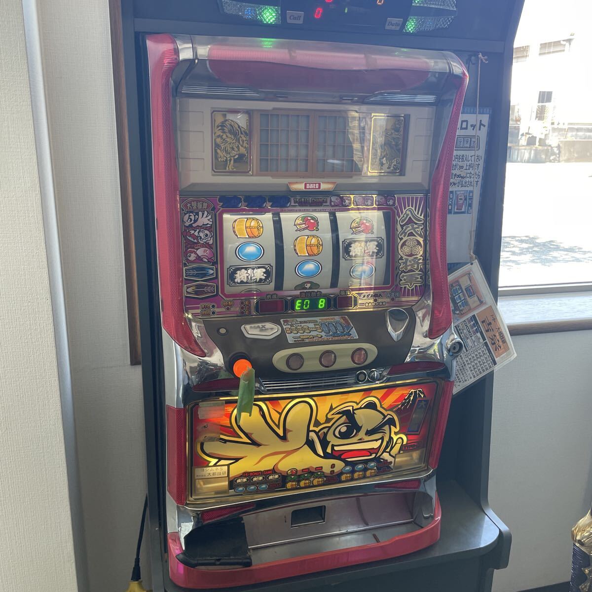 中古】札幌発 大都技研 吉宗 殿パネル スロット実機 4号機 家庭用電源