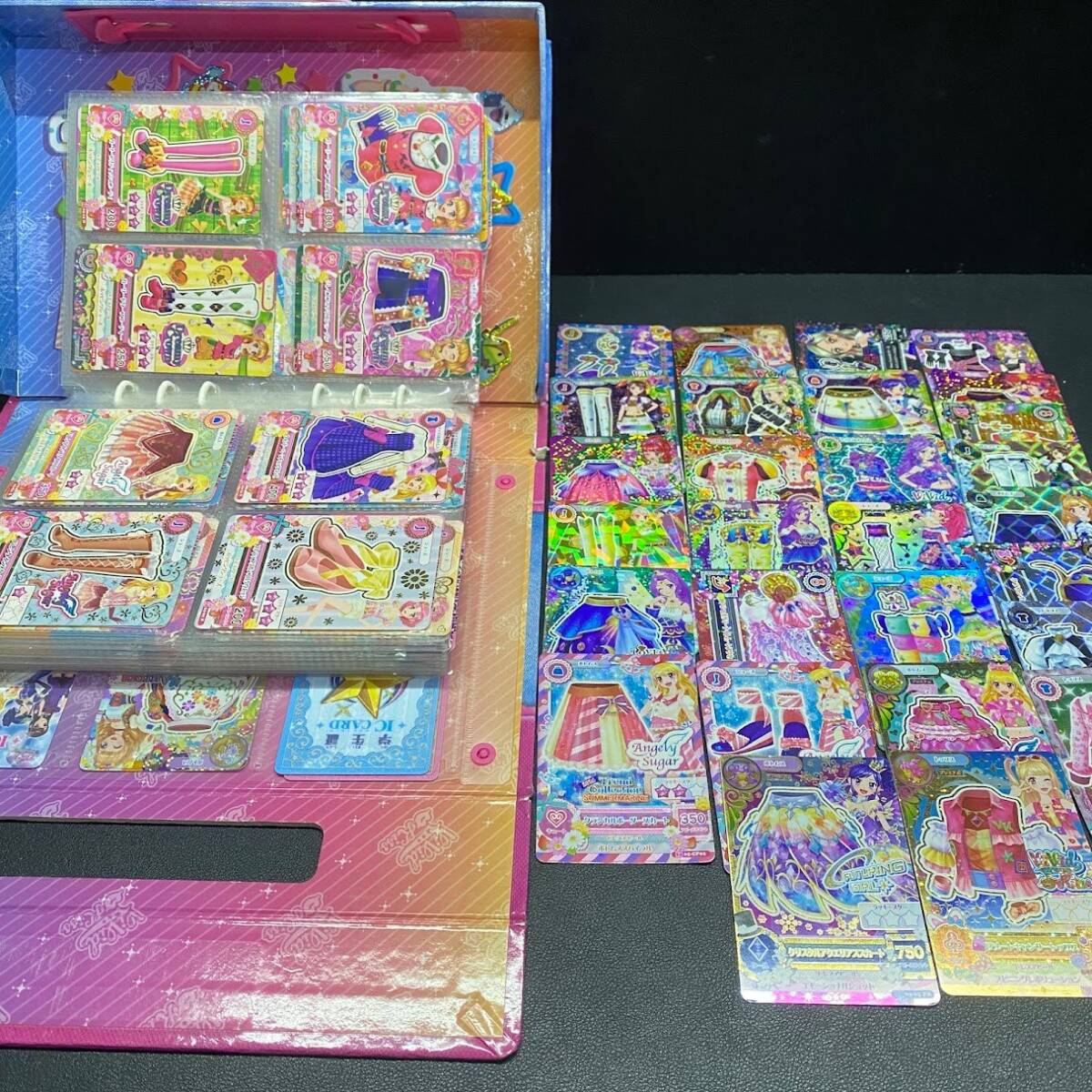 アイカツ エンジェリーシュガー アリスコーデ プレミアムレア 4枚セット 新品】即決 15 04-01 02 03 PR 57 R エンジェルアリス フルコーデ 4枚