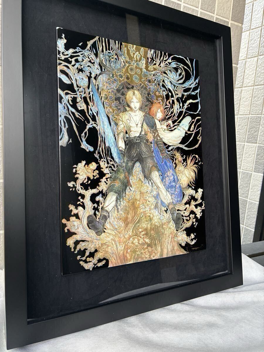 真作】【WISH】天野喜孝「桜姫」漆・セミオーダー 直筆サイン 金蒔絵