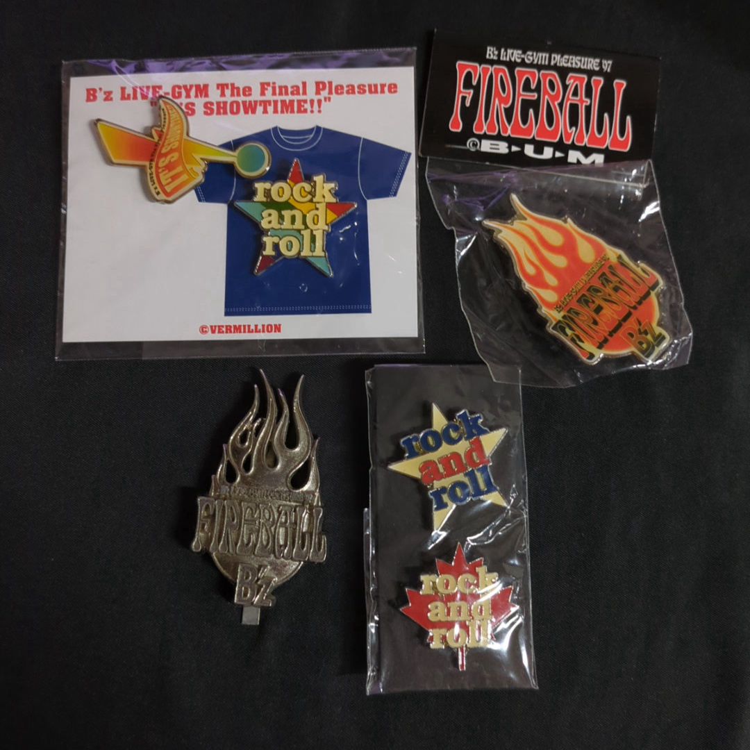 ☆値下げ☆B'z LIVE-GYM Pleasure '91 ピンバッジ ピック 新品】B'z LIVE-GYM 2003 The Final Pleasure “IT'S SHOWTIME