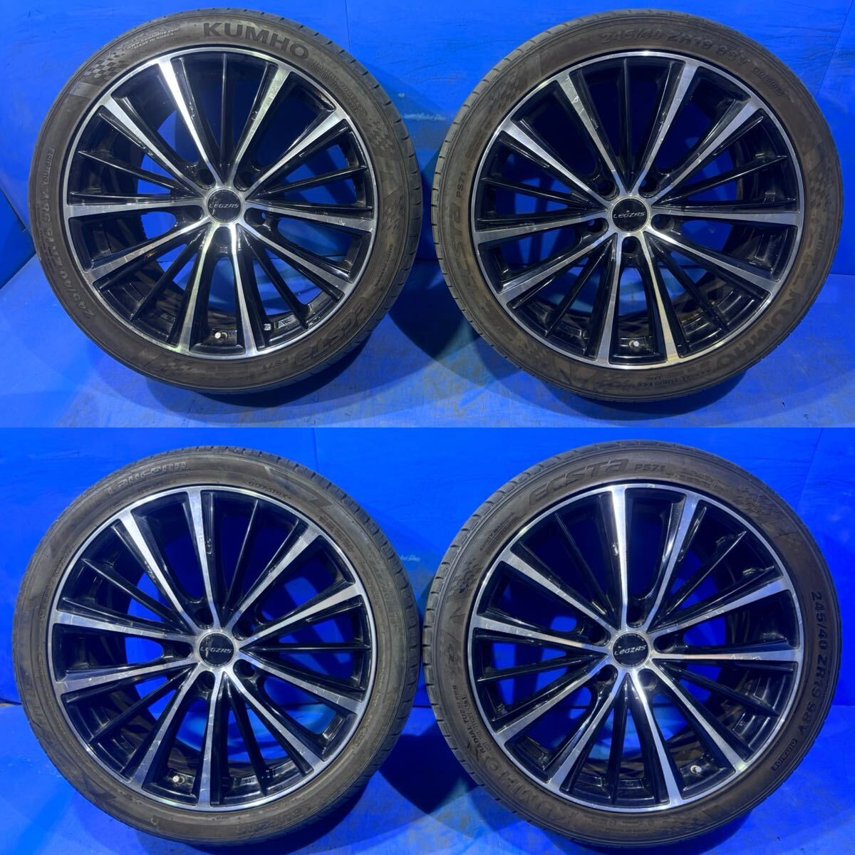 LEGZAS レグザス M700 18インチ 8J +38 9J +38 5穴 PCD114.3 225/45R18