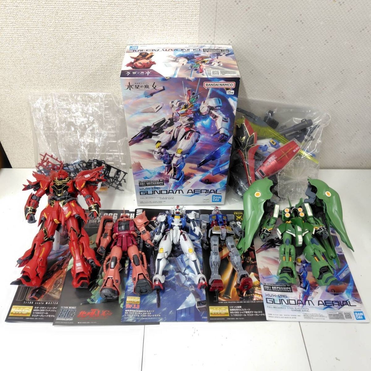 MG シャア専用ザクⅡ シナンジュ 完成品2体セットの落札情報詳細