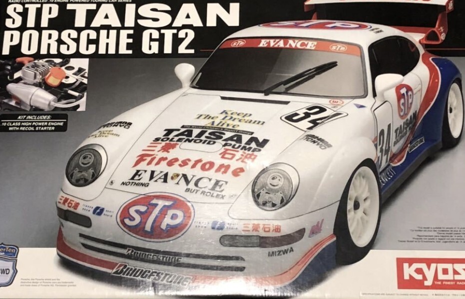 新品】(本体未使用) エブロ 1／43 TAISAN STAR CARD PORSCHE 962 GT