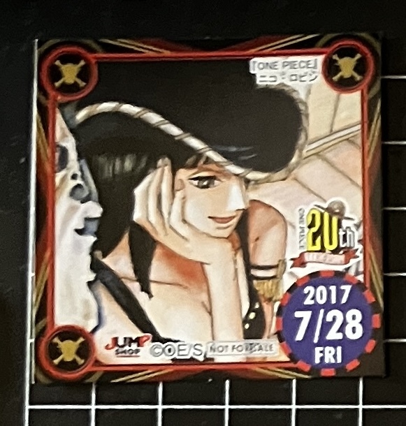 ONE PIECE 365日ステッカー 麦わらストア 特典 ギン 麦わらストア ワンピース ONE PIECE 365日ステッカー 2017 7/2 サンジ