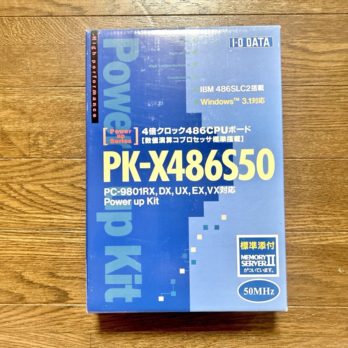IO-DATA PK-X486S50 -3 PC-9801 RX DX EX UX VX用 CPUアクセラレータ