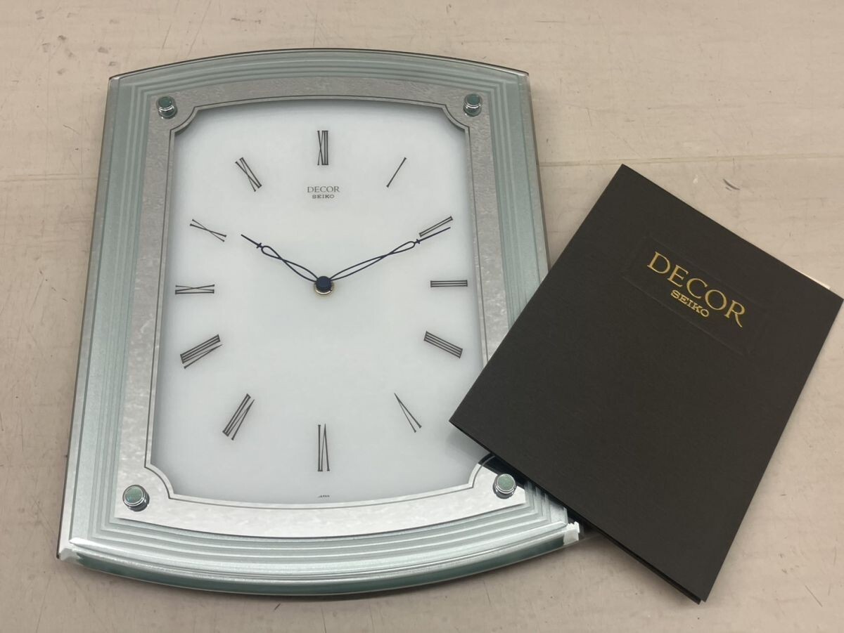 セイコー デコール SEIKO/DECOR 最高級 置き時計 美品 記念品 一式全て