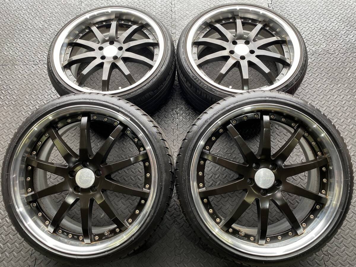 深リム WORKシュバートSC4 PCD100 希少生産終了 国産高級 プリウス 20