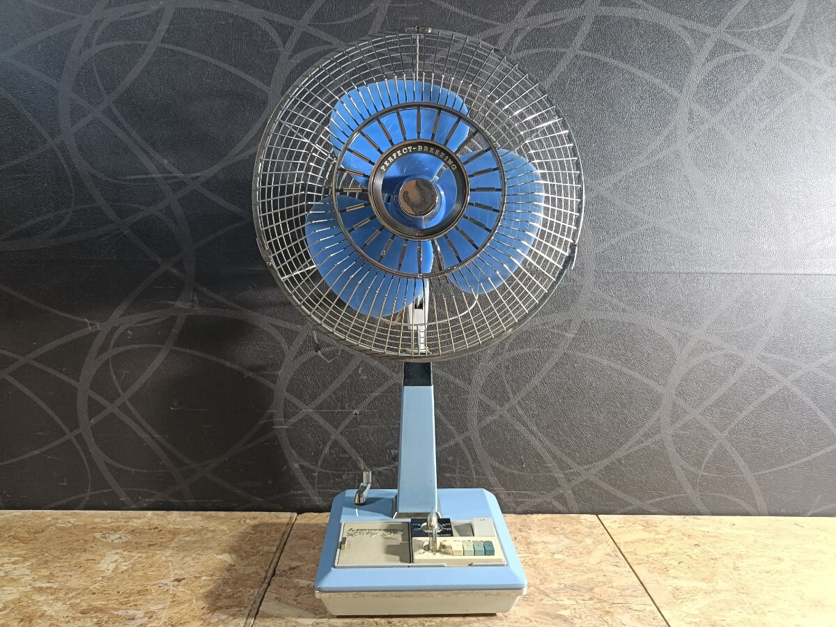 N*g様 昭和レトロ 三菱電機 ヴィンテージ30cmお座敷扇風機 ◇昭和レトロ 三菱扇風機R30-YG型 お座敷扇 30cm3枚羽◇の落札情報詳細