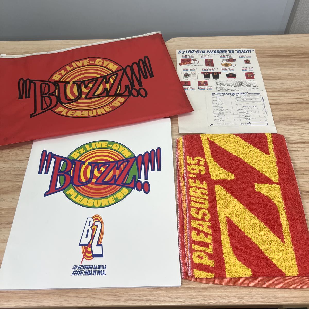 中古】B'z LIVE-GYM '94 The 9th Blues 1994年 ☆ ツアーパンフレット