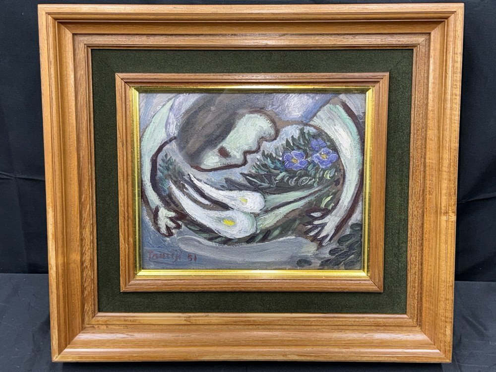 松田弘 外国風景画 油彩 油絵 絵画 自然画 美術 額装 SM 寺院画 肉筆