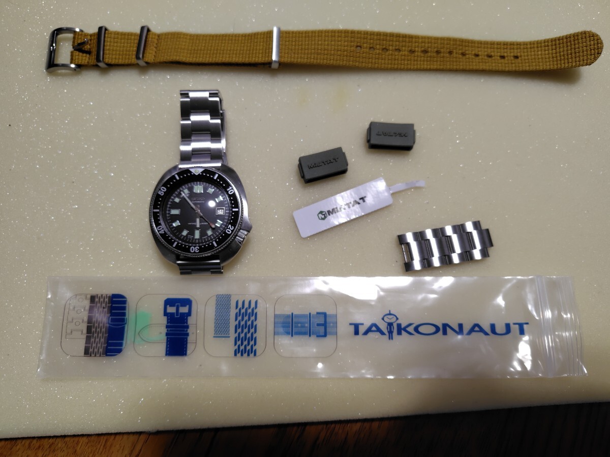 22mm TAIKONAUT(タイコノート) メタル時計バンド ステンレス製
