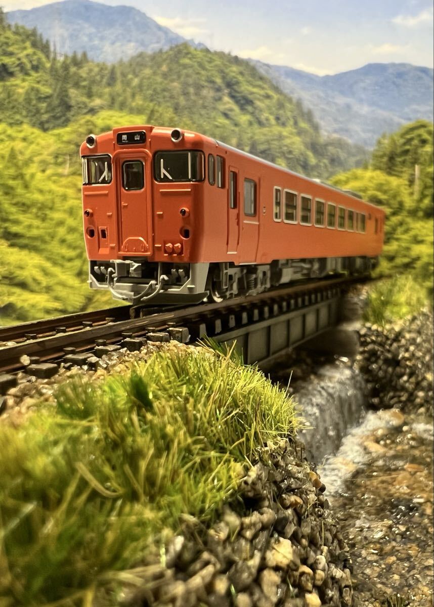 新品】Nゲージ ミニジオラマ ローカル線 海岸線走る風景 車両展示台