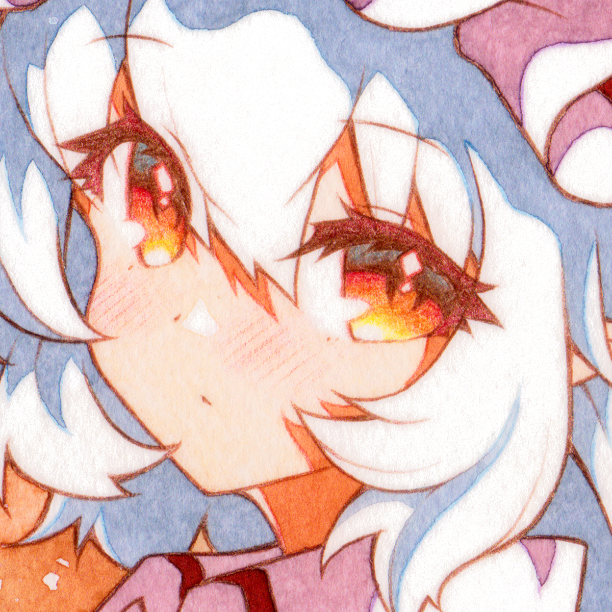 新品】【Rinka】 レミリア・スカーレット 同人手描きイラスト 東方