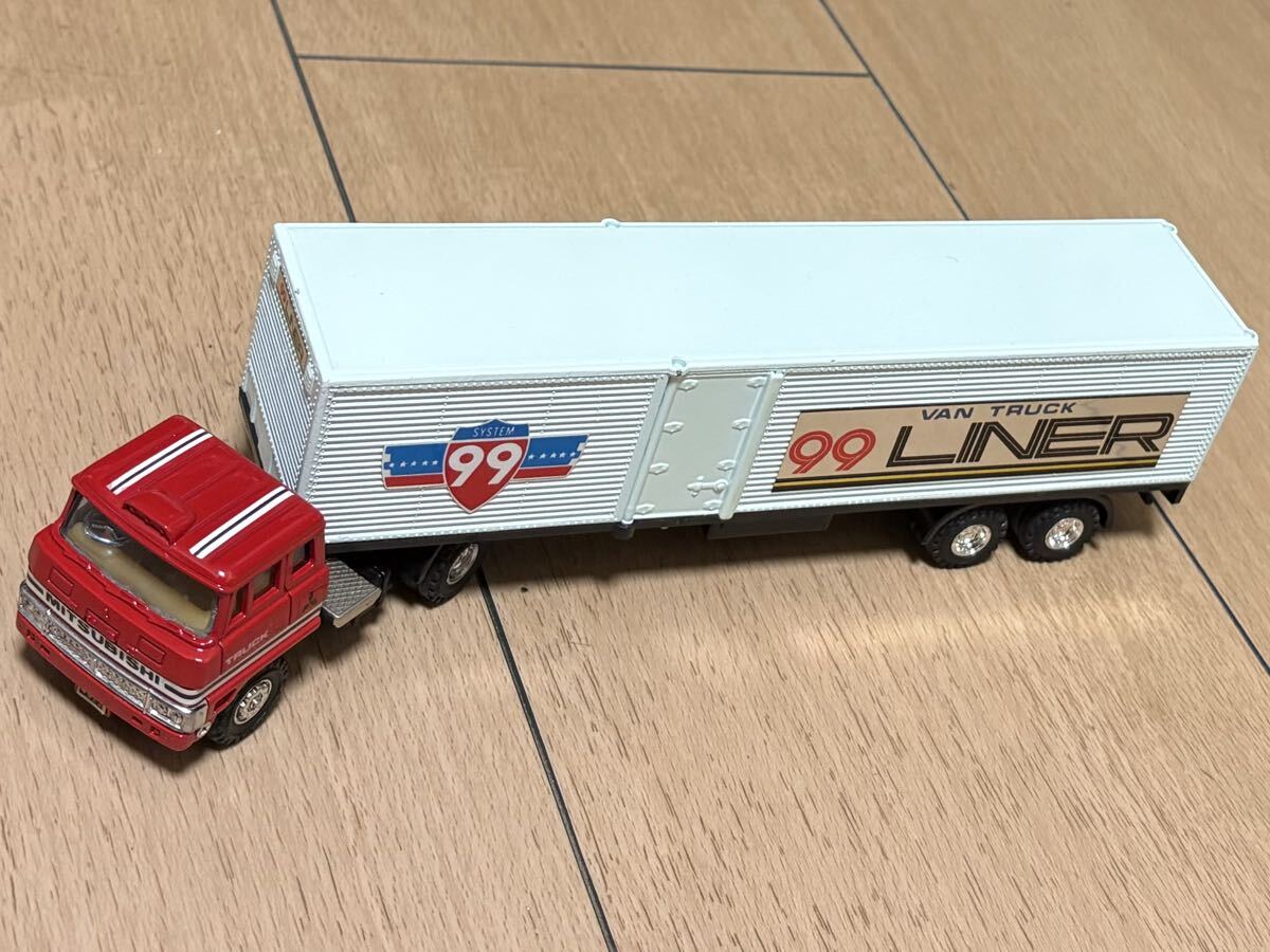 未使用品】シンセイ MINI POWER 爆走トラック群団 日野重量物運搬用