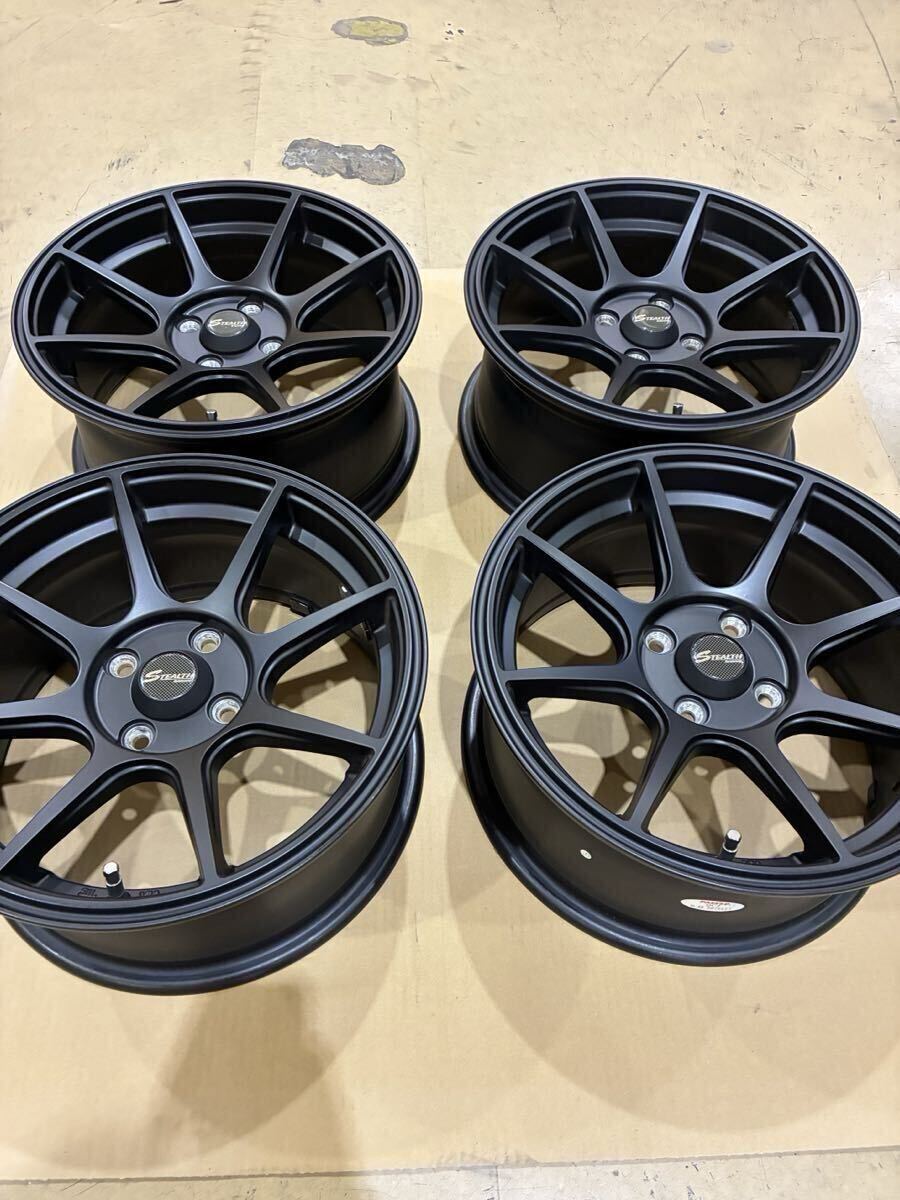美品 ステルスレーシング SPEC-01 15インチ 7J ＋30 4本 軽自動車の