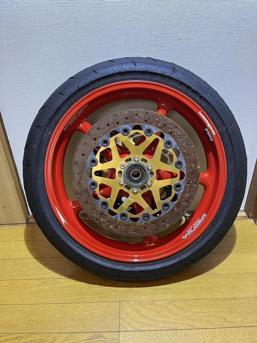 HRC RS125R NF4 テクノマグネシオ ホイール 前後セット 1.85-18 2.15